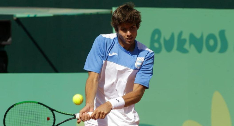 Facundo Díaz Acosta, tenista de los Juegos Olímpicos de la Juventud