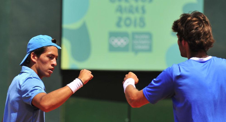 Sebastián Báez y Facundo Díaz Acosta, tenis, dobles, Juegos Olímpicos de la Juventud, deportes