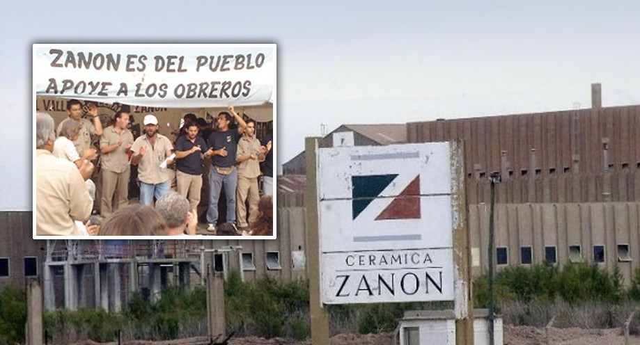Cerámica Zanon, empresas, economía argentina, despidos, trabajadores