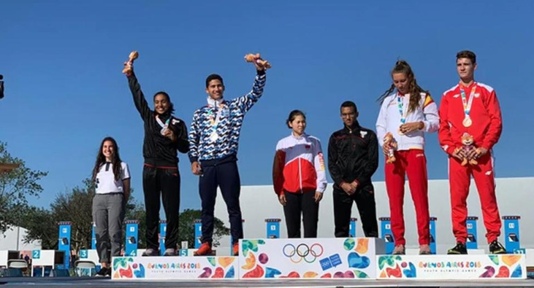 Franco Serrano, Pentalón, Juegos Olímpicos de la Juventud, Deportes, Medalla de plata