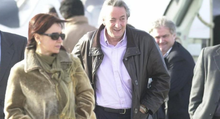 Daniel Muñoz junto a Néstor y Cristina Kirchner