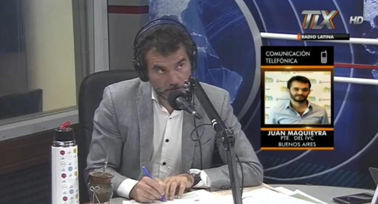 JUAN MAQUEYRA, PTE ICV DE BUENOS AIRES, en Radio Latina