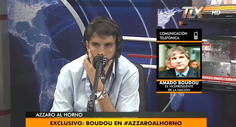 Amado Boudou, Flavio Azzaro, Radio Latina, entrevista exclusiva, política