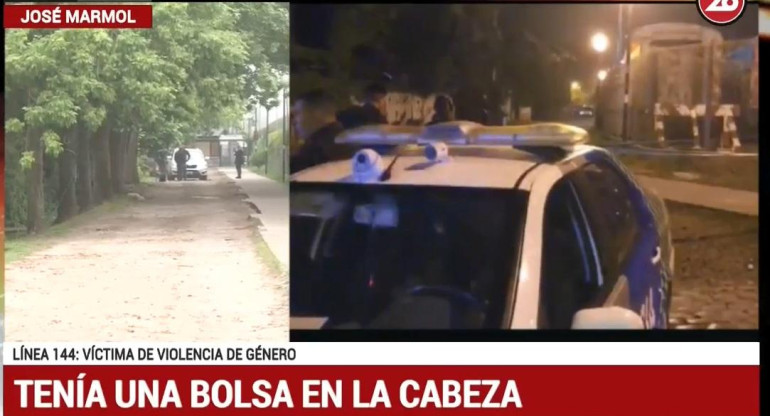 Hallaron muerta a nena de 9 años con una bolsa de la cabeza en José Marmol (Canal 26)