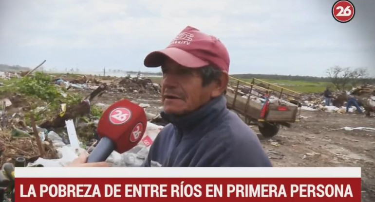Pobreza y miseria en Concordia, Entre Ríos, informe especial, Canal 26