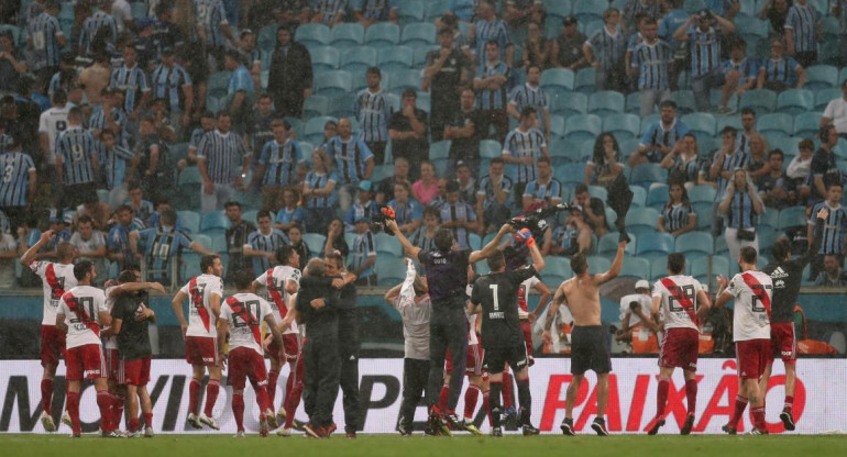 Victoria de River ante Gremio en Copa Libertadores (Reuters)