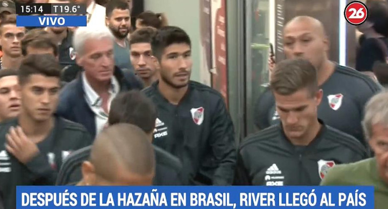 River llegó a la Argentina, Copa Libertadores, fútbol, deportes, Canal 26