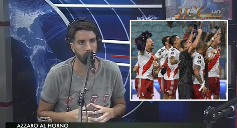 Copa Libertadores, River Plate, Flavio Azzaro, Radio Latina, Fútbol, deportes