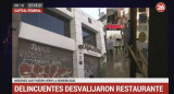 Robo en reconocido restaurante de Palermo (Canal 26)