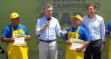 Macri en campeonato de Asado de Obra