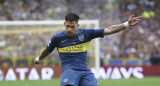 El delantero de Boca Cristian Pavon durante el partido ante River en el partido de ida de la final de la Copa Libertadores, NA