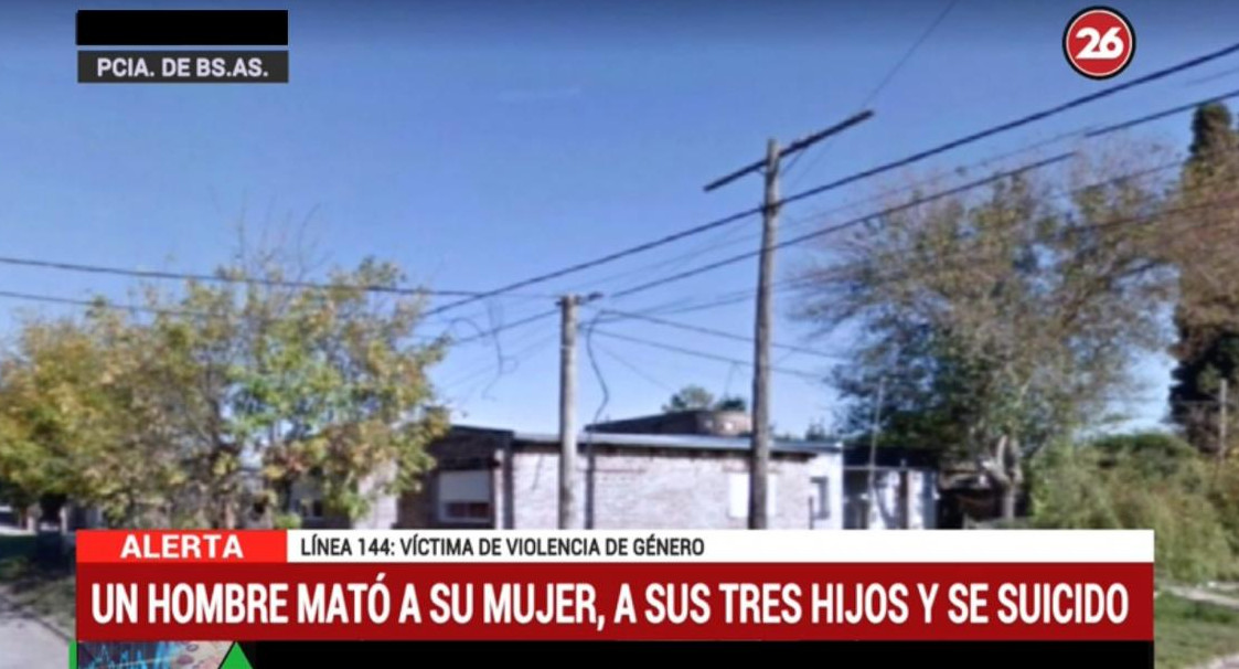 Múltiple crimen en Colón, Pcia. de Buenos Aires, Canal 26