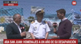 Homenaje al submarino ARA San Juan, Rodolfo Ramallo, vocero de la Armada, Mar del Plata, Canal 26