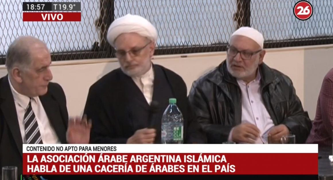 Asociación Árabe Argentina Islámica, conferencia de prensa por hermanos detenidos
