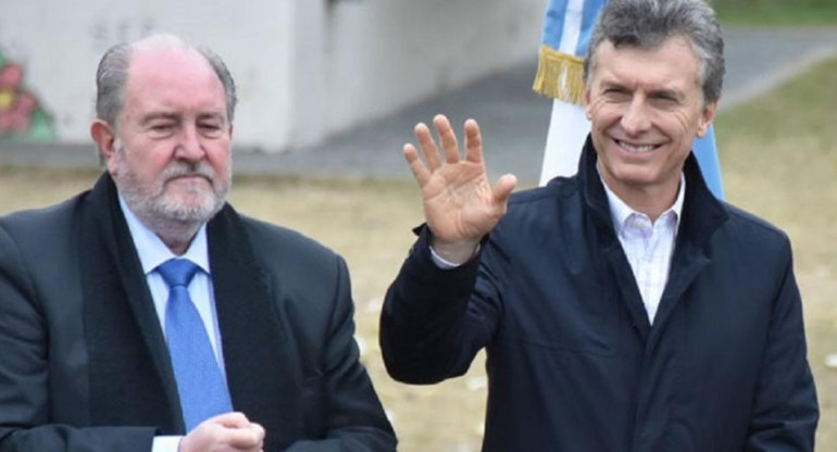 Carlos Verna y Mauricio Macri