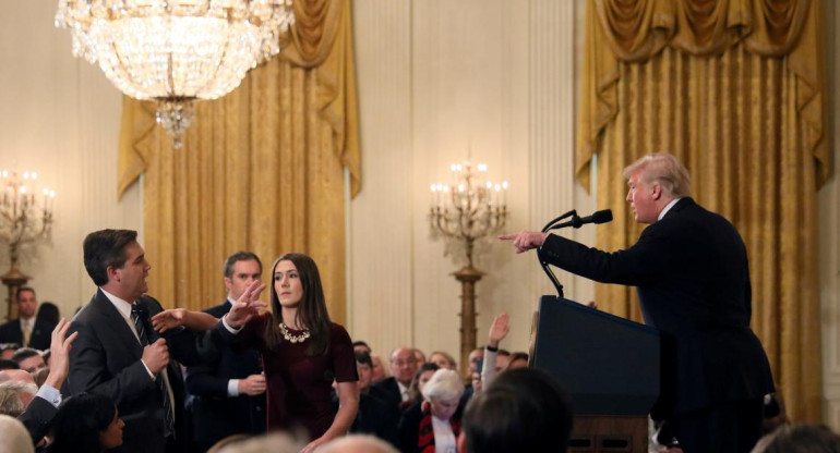 Casa Blanca - Disputa Trump vs Periodista Reuters