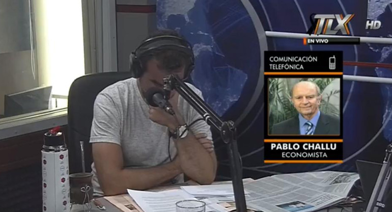 Pablo Challu, economista, Radio Latina