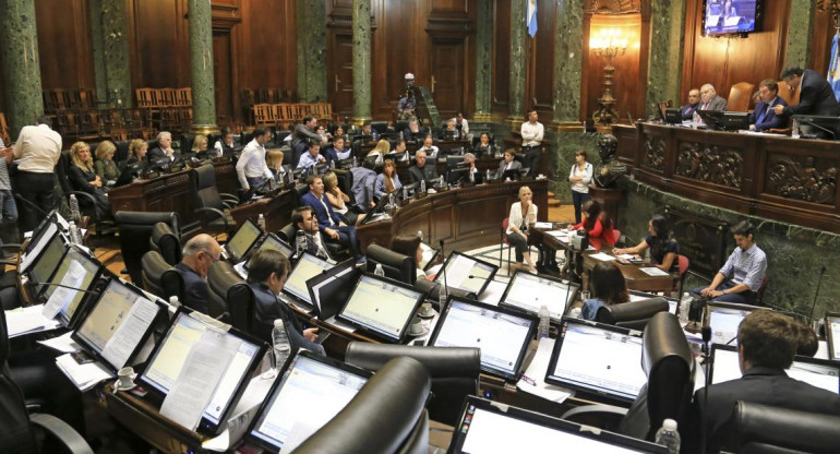 Sesión de la Legislartura Porteña que trata la creación de la UNICABA, NA
