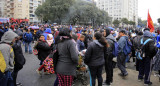 Marcha de organizaciones sociales en el centro porteño (NA)