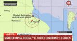 Sismo en Buenos Aires (Canal 26)