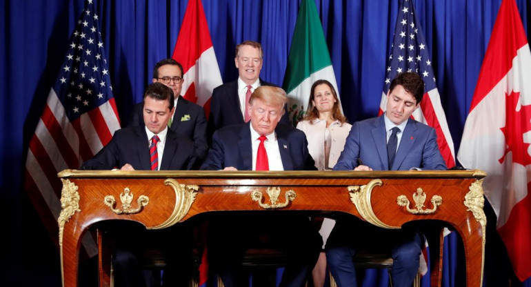 Cumbre G20 - Acuerdo entre México, Canadá y EEUU (Reuters)
