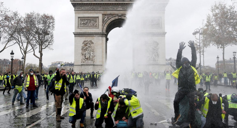 Violencia en París - Foto Reuters