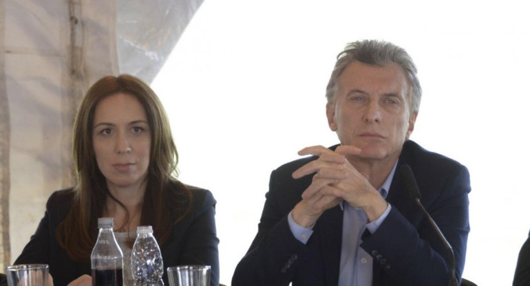 María Eugenia Vidal y Mauricio Macri - Agencia NA