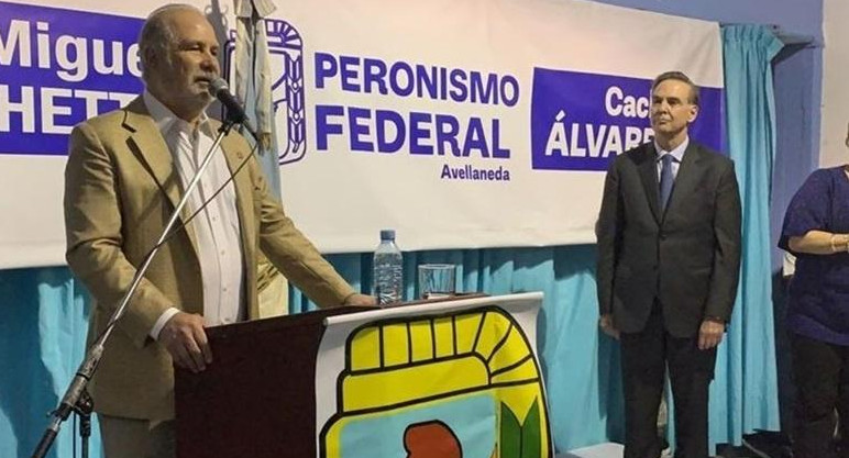 Cacho Álvarez lanza candidatura con Pichetto - Avellaneda