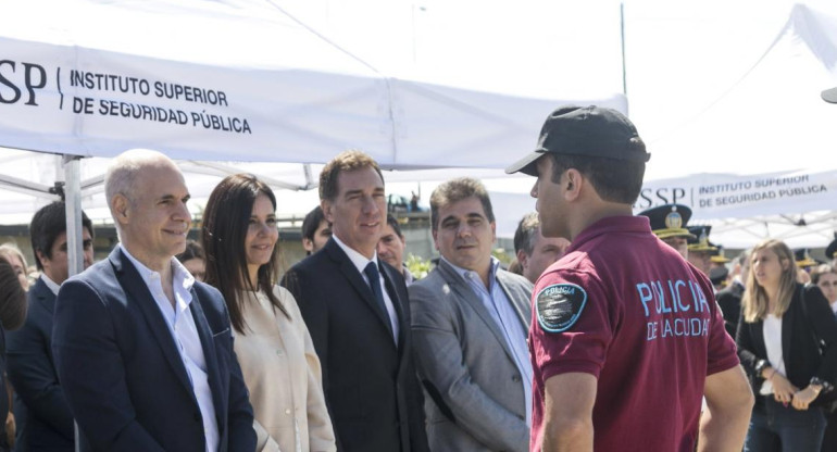 Horacio Rodríguez Larreta presente en la graduación de policías de la Ciudad - Ciudad de Buenos Aires