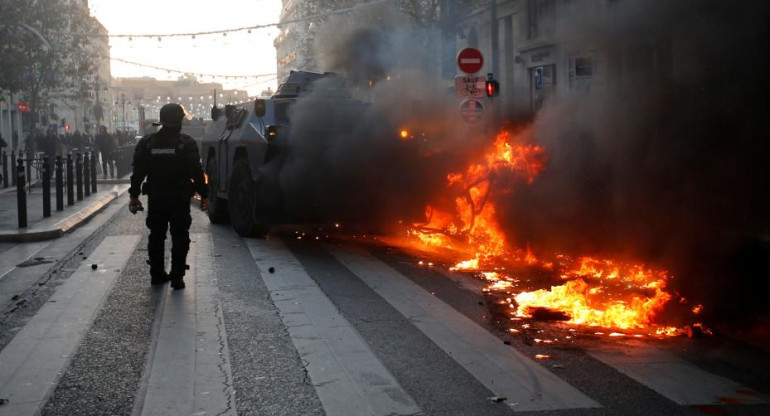 Incidentes en París, Chalecos Amarillos, protestas, Reuters