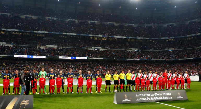 Copa Libertadores, Superfinal, Boca, Reuters, Himno Nacional Argentino