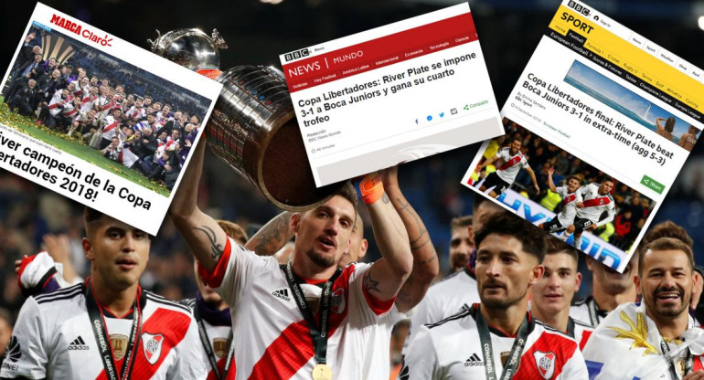 Copa Libertadores, River campeón: así lo vieron los medios del Mundo	