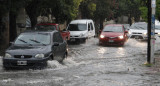 Calles anegadas por fuertes lluvias, NA