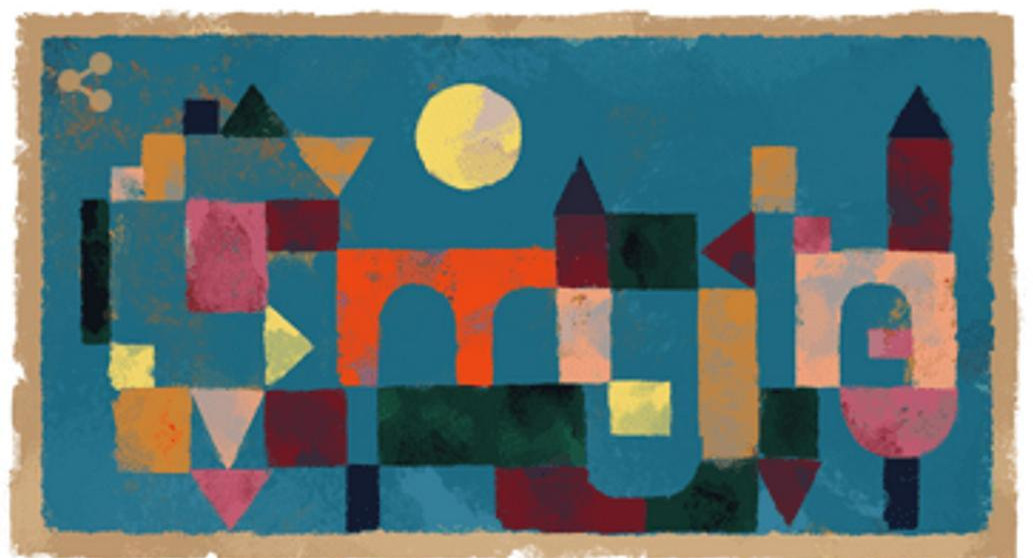 Doodle homenaje a Paul Klee