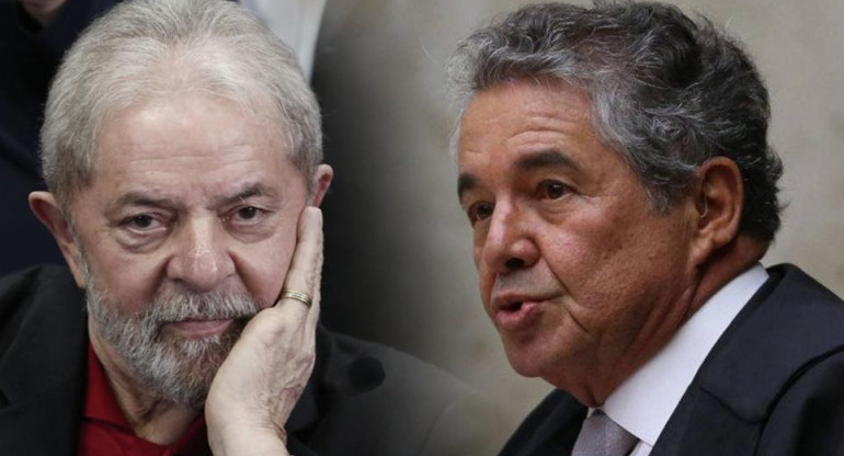 Lula y Marco Aurelio Mello 