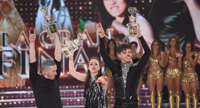 Julián Serrano y Sofi Morandi, campeones del Bailando 2018 (Prensa)