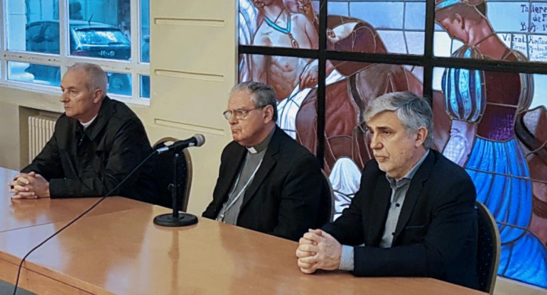 Los representantes de la Conferencia Episcopal Argentina