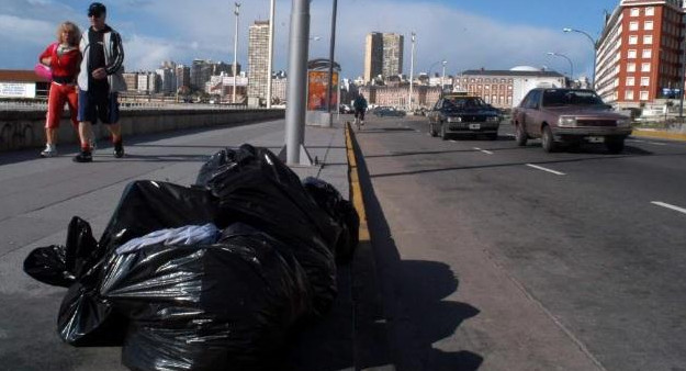 Sin recolección de basura en Mar del Plata