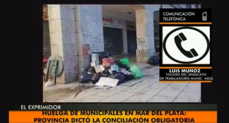 Conflicto de Municipales en Mar del Plata - Luis Muñoz (Radio Latina)