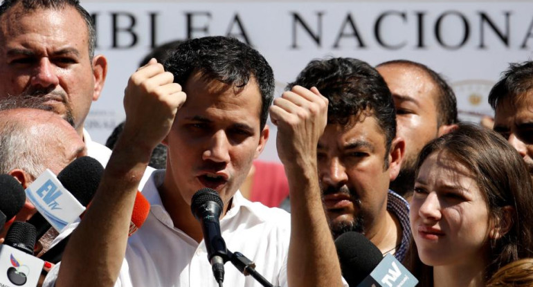 Juan Guaido, Crisis en Venezuela, Presidente Asamblea Nacional, liberado tras breve detención