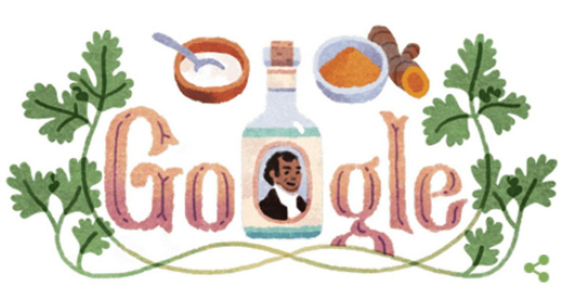 Google Doodle celebra al empresario y autor Sake Dean Mahomed en su 260 aniversario de nacimiento