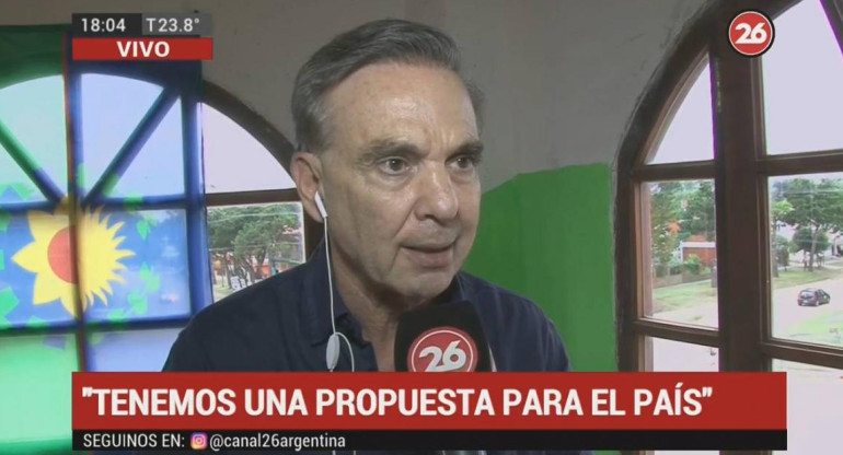 Miguel Ángel Pichetto, Elecciones 2019, Canal 26, Mar de Ajó