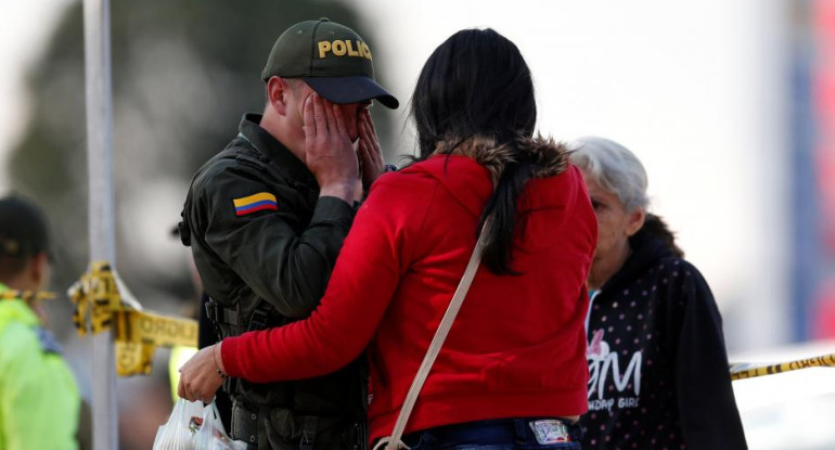 Atentado en Bogotá con coche bomba, Colombia, Reuters
