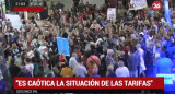 Protesta contra tarifazos en Caballito, Canal 26