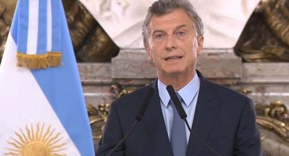 Mauricio Macri - anuncio Casa Rosada