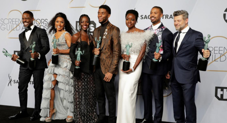 Black Panther gana principal premio en los SAG Awards, cine, Reuters