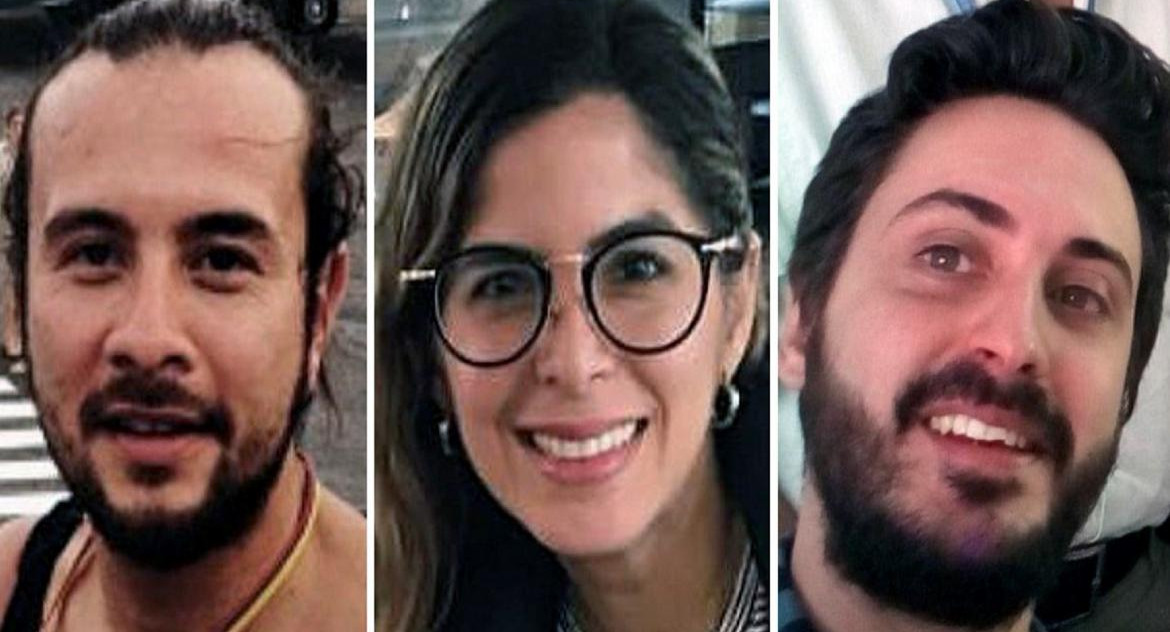 Gonzalo Domínguez Loeda, Mauren Barriga Vargas y Leonardo Muñoz - Periodistas detenidos en Venezuela