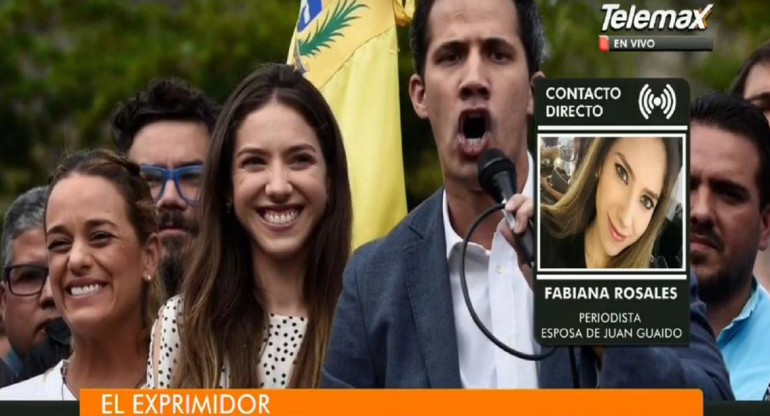 Fabiana Rosales, esposa de Juan Guaidó, presidente encargado de Venezuela, Radio Latina