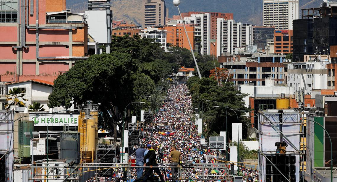 Marcha contra Maduro en Venezuela - Reuters