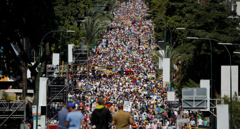 Marcha contra Maduro en Venezuela (Reuters)